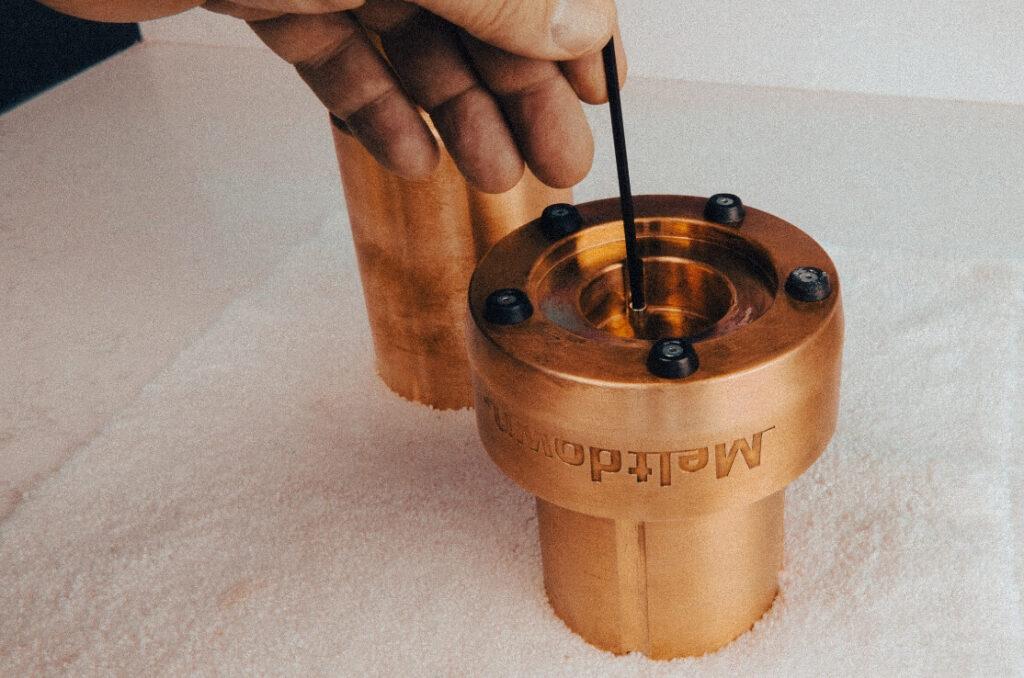 Meltdown Mogul Copper Ice Ball Press